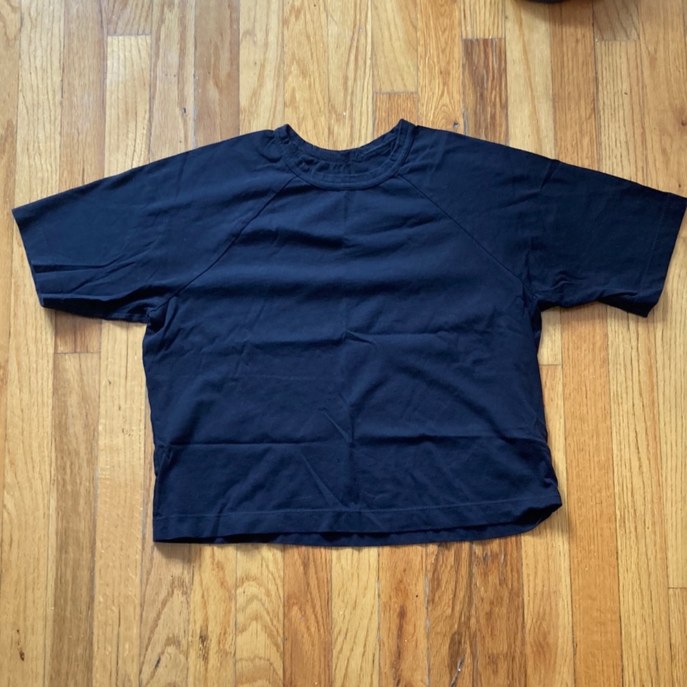 Black Everlane boxy tee